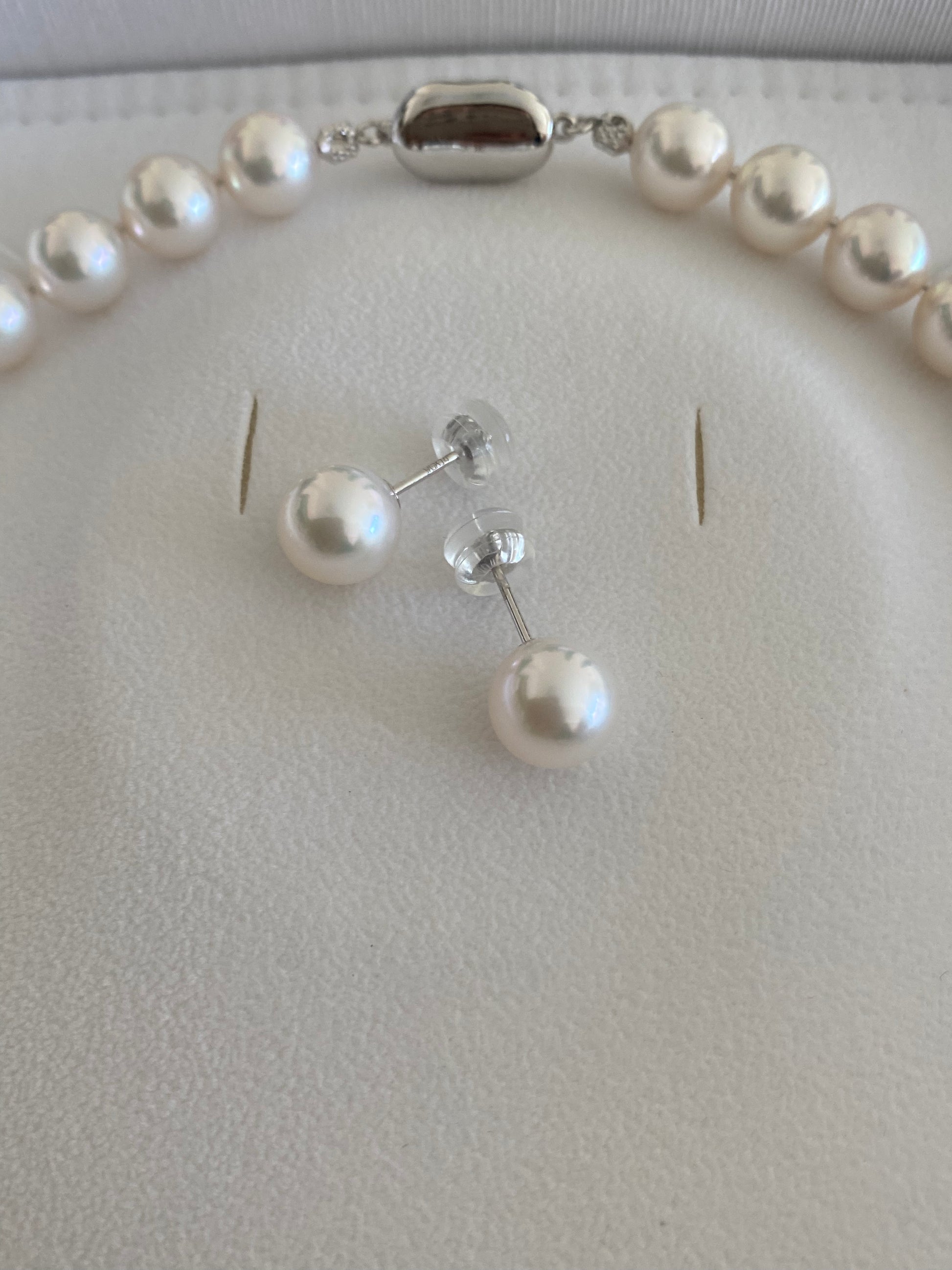 アクセサリー美品！6.5-7.0mmのアコヤ真珠ネックレス！